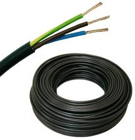 Bobine Cabo El?ctrico 3x 1,5mm Preto (100 mts)