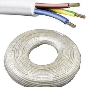 Bobine Cabo Eléctrico 3x 2,5mm Branco (100 mts)