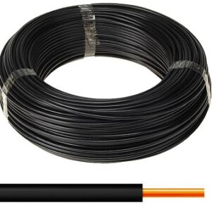 Bobine Fio Eléctrico Multifilar 1,5mm² Preto (100 mts)