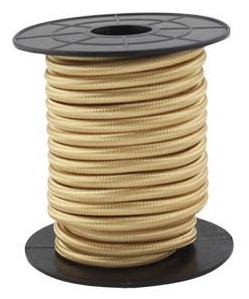 Bobine Cabo Eléctrico Têxtil 2x 0,75mm Cobre (10 mts) - GSC