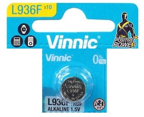 Pilha V394/SR936SW/SR45SW/L936F 1,55V - VINNIC