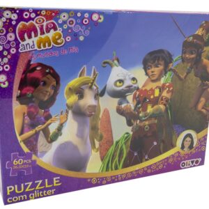 Puzzle Os Mundos de Mia c/ Glitter (60 Peças)