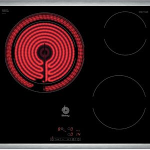 Placa Vitrocerâmica 3EB715XR 3 Zonas 5700W (Preto) - BALAY