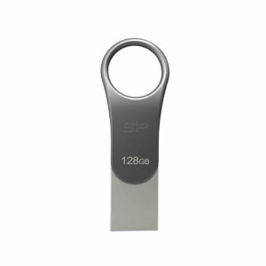 Pen Drive Silicon Power C80 128Gb Type-C e Usb 3.2 Dual em Metal