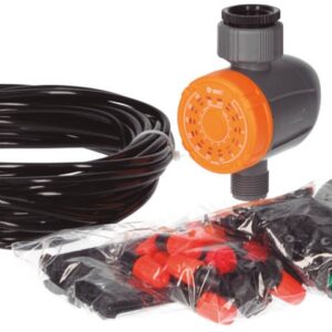 Sistema Completo de Rega Gota-a-Gota c/ Programador Automático (15 mts) - GSC