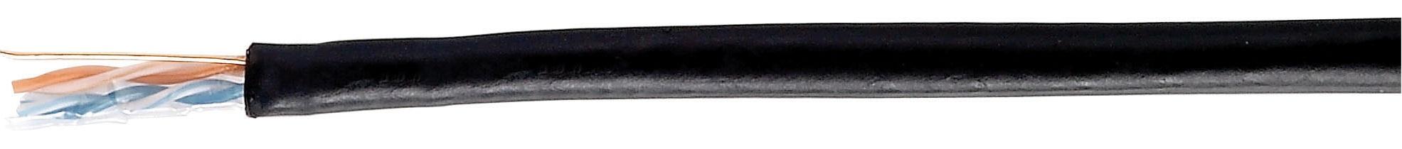Bobine Cabo U/UTP Cat 6 Exterior Preto (305 mts) - EQUIP
