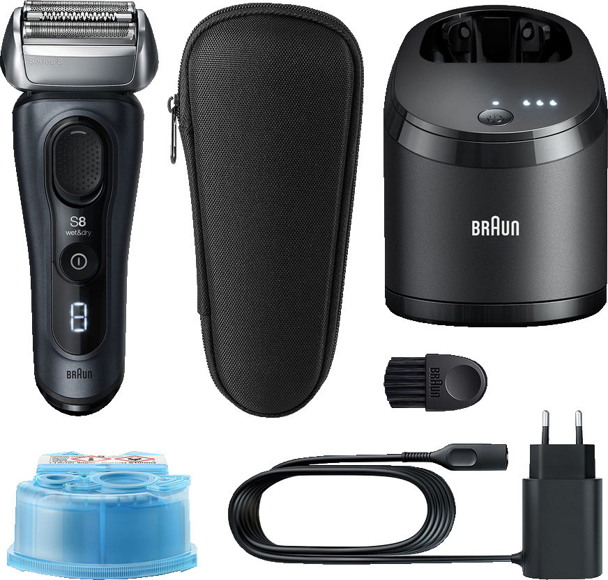 Máquina de Barbear Series 8 8463cc (Cinzento) - BRAUN