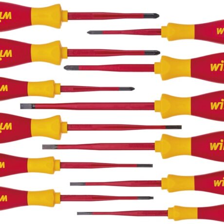 Conjunto de 12x Chaves Fendas / Cruz (Isoladas) - WIHA