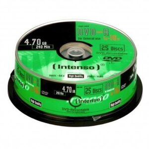 Pack 25x DVD-R 4,7GB 16x - INTENSO