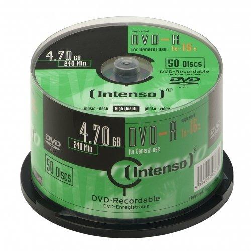 Pack 50x DVD-R 4,7GB 16x - INTENSO