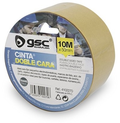 Rolo Fita Cola Dupla Face 50mm (10 mts) - GSC