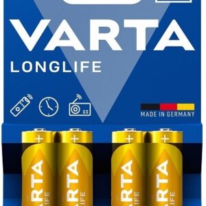 Blister 4x Pilhas Alcalinas LR6 AA Long Life Extra Power - VARTA