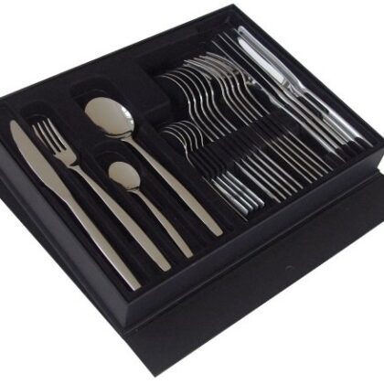Set de Talheres Lisbon 24 Peças (Aço Inoxidável) - SILAMPOS