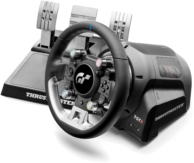 Volante T-GT II Racing Wheel + Servo Base + Pedais - THRUSTMASTER