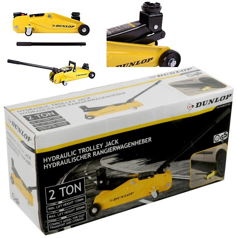 Macaco Hidráulico p/ Automóvel até 2000Kg - DUNLOP
