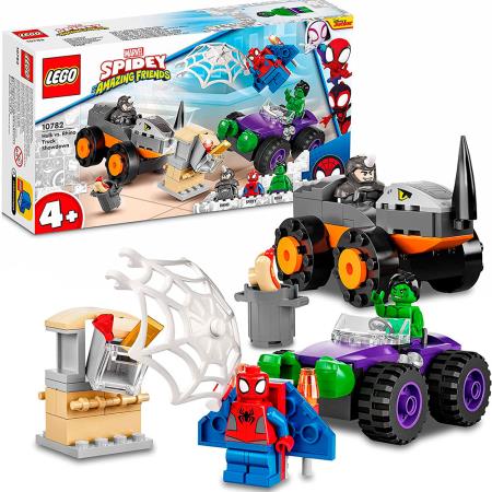 LEGO Marvel Spider-Man Confronto de Camiões Hulk vs. Rhino - 10782
