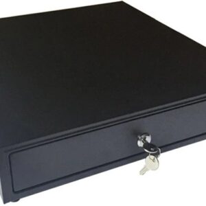 Gaveta de Dinheiro Manual e Eletrónica 450x450x130mm (Preto) - PREMIER