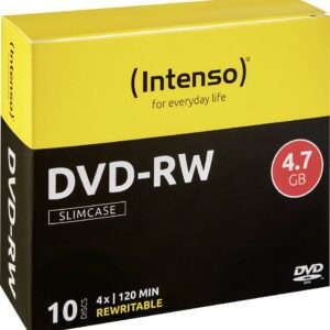 Pack 10x DVD-RW 4,7GB 4x - INTENSO