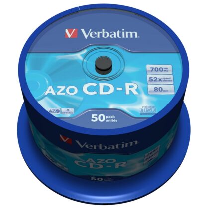 Pack 50x CD-R AZO Crystal 700MB - VERBATIM
