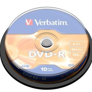 Pack 10x DVD-R 16x 4.7GB - VERBATIM