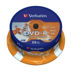 Pack 25x DVD-R 4.7GB - VERBATIM