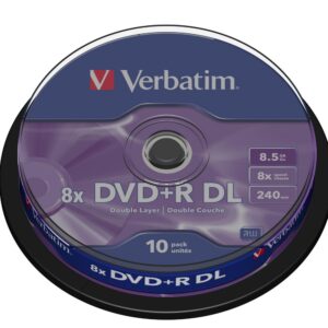 Pack 10x DVD+R DL 8.5GB - VERBATIM