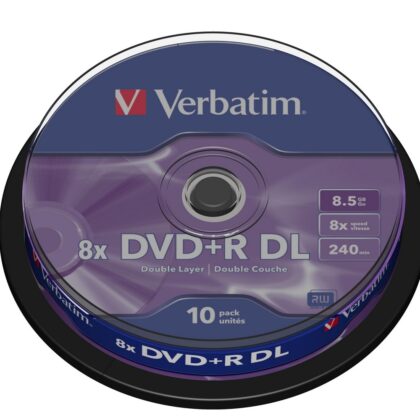 Pack 10x DVD+R DL 8.5GB - VERBATIM