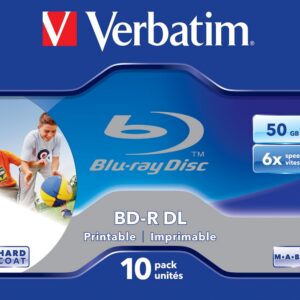 Pack 10x Blu-Ray BD-R 50GB - VERBATIM