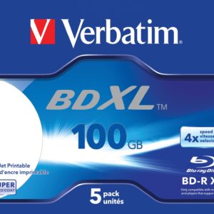 Pack 5x Blu-Ray BD-R 100GB - VERBATIM