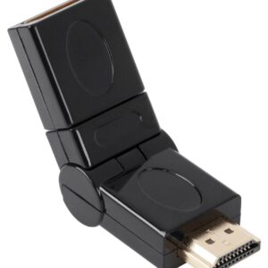 Ficha Adaptadora HDMI Macho - HDMI Femea (Possibilidade de Rota??o)