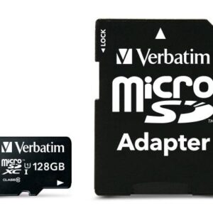 Cart?o de Mem?ria MicroSDXC Premium 128GB (Classe 10) - VERBATIM