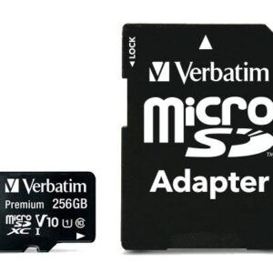 Cart?o de Mem?ria MicroSDXC 256GB (Classe 10) - VERBATIM