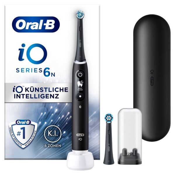 Escova de Dentes Elétrica iO Series 6 (Preto) - ORAL-B
