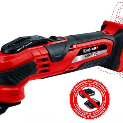 Ferramenta Multifunções Varrito 20000 OPM (Preto/Vermelho) - EINHELL