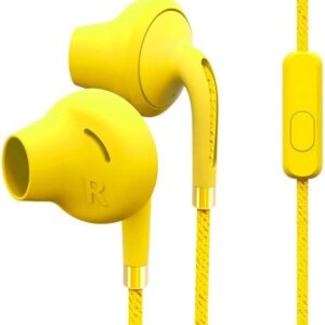 Auriculares c/ Microfone Style 2+ (Amarelo) - ENERGY SISTEM