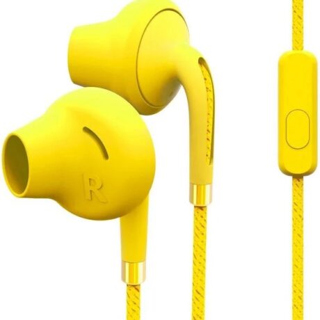 Auriculares c/ Microfone Style 2+ (Amarelo) - ENERGY SISTEM