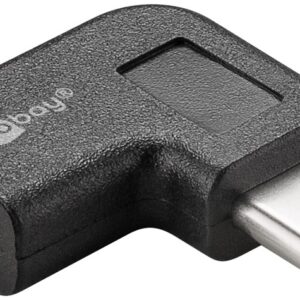 Adaptador USB-C 90? Macho - USB-C F?mea