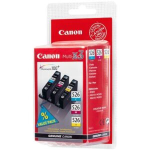 Pack 3x Tinteiros CLI-526 C/M/Y - CANON