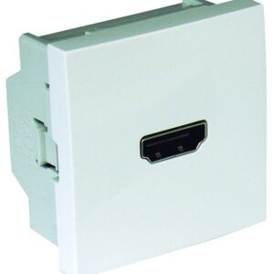 Tomada HDMI Ligação Parafuso - 2 Módulos (Branco) - EFAPEL 45436 SBR