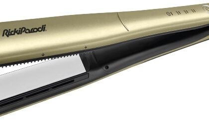 Alisador de Cabelo Vapor VapPro Slim 150W (Dourado) - RICKIPARODI