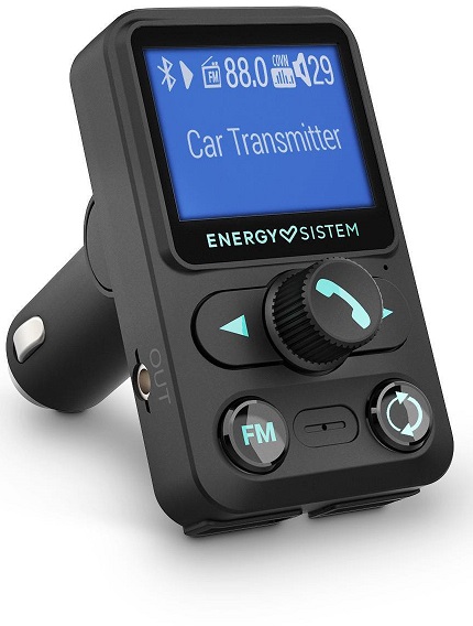 Transmissor FM Bluetooth c/ Ecrã LCD 1,4 - ENERGY SISTEM