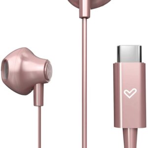 Auriculares EasyPods c/ Fios (Rosa) - ENERGY SISTEM