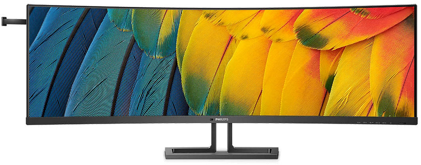 Monitor Curvo 6000 Series LED 44.5 45B1U6900CH UltraWide Dual Quad HD (Preto) - PHILIPS