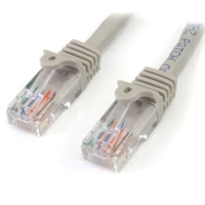 Cabo de Rede Cat5e U/UTP (UTP) Cinzento (3 mts) - STARTECH