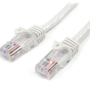 Cabo de Rede RJ45 Cat5e U/UTP Branco (3 mts) - STARTECH