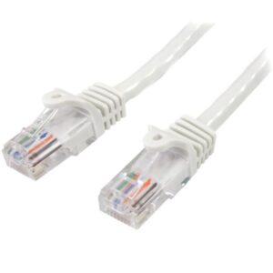 Cabo de Rede RJ45 U/UTP Cat5e Branco (5 mts) - STARTECH