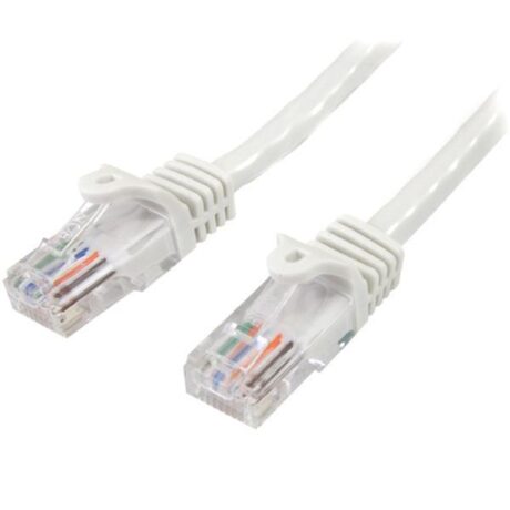 Cabo de Rede RJ45 U/UTP Cat5e Branco (5 mts) - STARTECH