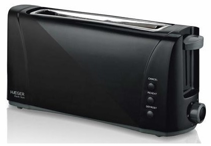 Torradeira 1000W 1 Fenda XXL 6 Níveis DARKSUN - HAEGER