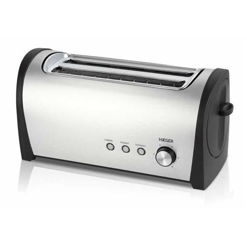 Torradeira 1400W 2 Fendas (Inox) - DESAYUNO PLUS - HAEGER