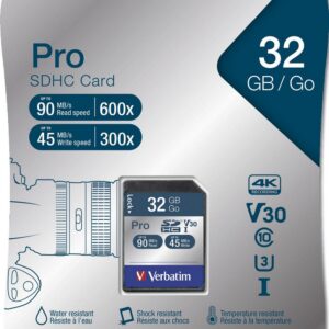 Cartão de Memória SDHC 32GB (Classe 10) - VERBATIM